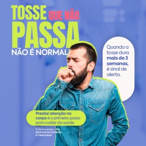TOSSE QUE NÃO PASSA, NÃO É NORMAL.