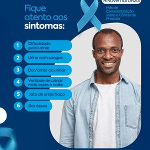 Novembro é o mês de lembrar que saúde também é coisa de homem!